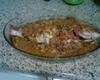 Pargo assado no forno