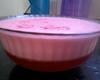 Gelatina cremosa com creme de leite