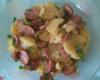 Calabresa com batata na panela de pressão