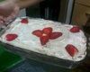 Pavê de chocolate com morangos