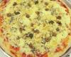 Pizza com borda recheada