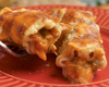 Canelone de frango com creme de milho