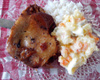 Frango de panela de pressão sem água