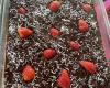 Sobremesa chococreme com morango