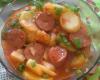 Calabresa com batata na panela de pressão