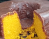 Cobertura para bolo de cenoura com casquinha crocante