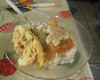 Rocambole de bacalhau