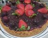 Cheesecake de morango da Alécia