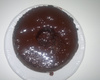 Bolo de chocolate com calda quente