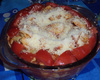 Macarrão Capeletti ao molho de tomate.