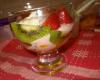 Frozen iogurte de morango