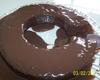 Bolo de chocolate com creme de café com chocolate
