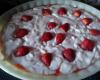 Creme com morangos