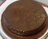 Bolo de cenoura com calda de chocolate