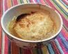 Sopa de cebola gratinada