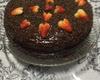 Bolo de chocolate com morango e coco - da Bia