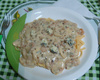 Macarrão ao molho de camarão com queijo