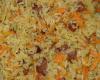 Arroz recheado na panela de pressão