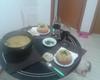 Sopa no pão feita na panela de barro