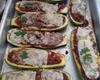 Barquinha de abobrinha recheada com carne moída
