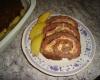 Rocambole de carne moída com queijo e presunto