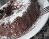 Bolo de chocolate com creme de café com chocolate
