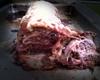 Bolo de carne moída recheado com presunto e mussarela