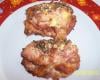Sobrecoxas e coxas de frango recheados