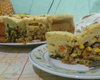 Torta de frango de liquidificador