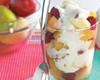 Salada de frutas com creme especial