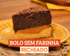 Bolo sem farinha recheado