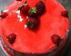Torta de morango molhadinha