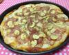 Massa de pizza com batatas