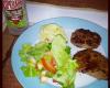 Hambúrguer de picanha com nozes e cream cheese