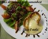 Queijo camembert com mix de folhas