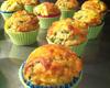 Muffin de espinafre e queijo feta