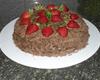 Torta de morango com chocolate