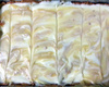 Torta de limão com cobertura de chocolate branco