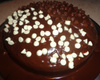 Bolo trufado de brigadeiro branco e preto