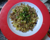 Picadinho de mamão verde