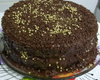 Bolo trufado de brigadeiro branco e preto