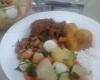 Bife ao molho com batatas