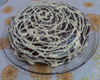 Bolo trufado de brigadeiro branco e preto