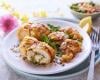 Frango recheado com brie e espinafre