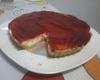 Cheesecake de morango da Alécia