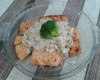 Salmão ao molho de castanha