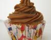 Cupcake de Baunilha com cobertura de Doce de Leite