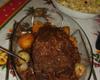 Carne assada com batatas