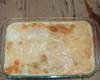 Peixe gratinado