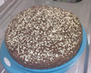 Bolo trufado de brigadeiro branco e preto